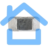 Гайка шестигранная KRANZ DIN 934, M12, упаковка поставщика ( 20 кг. / 1 600 шт.)