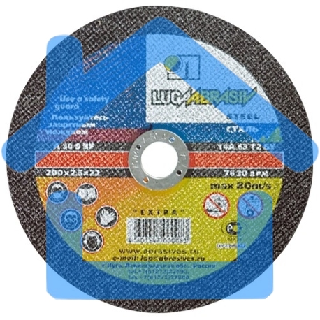 Круг отрезной по металлу, 230 х 2,5 х 32 мм (Луга) Россия