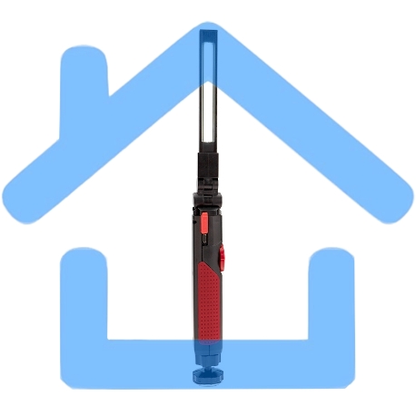 Фонарь автомобильный с регулировкой яркости, поворотным магнитом, индикатором зарядки и встроенным аккумулятором, USB-кабель в комплекте Rexant-3