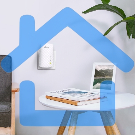 Повторитель беспроводного сигнала TP-Link SOHO RE200 10/100BASE-TX/Wi-Fi белый поставляется без кабеля RJ-45-3