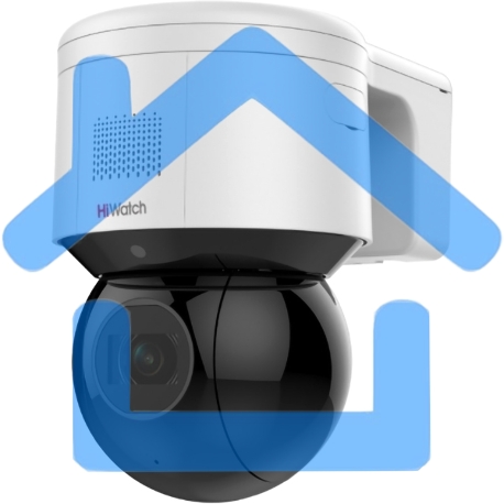 Камера видеонаблюдения IP HiWatch PTZ-N3A404I-D(B) 2.8-12мм цв. корп.:белый-1