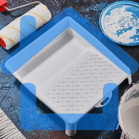 Кюветка (ванночка) малярная Rexant 89-0143 27х29 см, белая-1