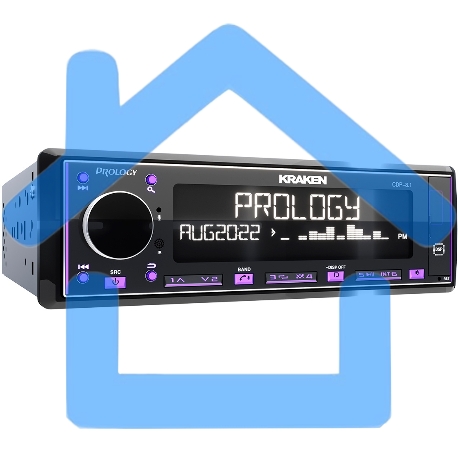 Автомагнитола Prology CDP-8.1 KRAKEN 1DIN 8x65Вт-3