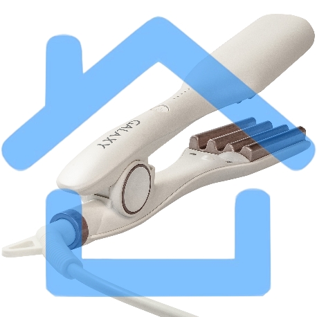 Стайлер Galaxy Line GL 4662, бежевый, 120 Вт, нагревательный элемент с защитой от перегрева, регулятор температуры (140-220°C), автоотключение через 1 час работы, керамическое покрытие рабочих поверхностей, длина шнура питания 180 см, подвесная петля-5