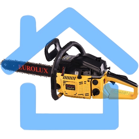Бензопила EUROLUX GS-45161800Вт (2.45л.с.) 45см3 бак 0.55л шина 40см шаг цепи 1.5'' 72звена-1