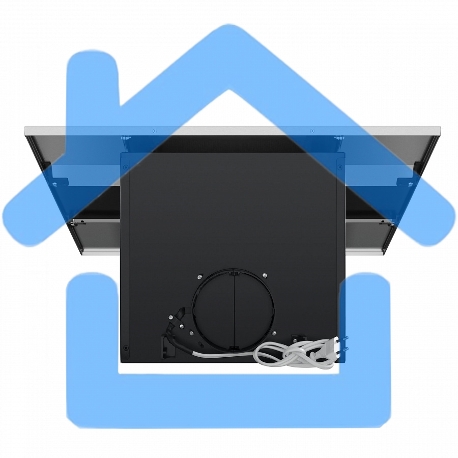 Вытяжка каминная Maunfeld Bridge 60 нержавеющая сталь/черное стекло, 60 см, 850 куб. м/ч, 51 дБ-6