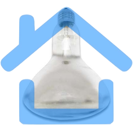 Излучатель тепловой ИКЗ 230-250 R127 E27 (15) КЭЛЗ 8105001