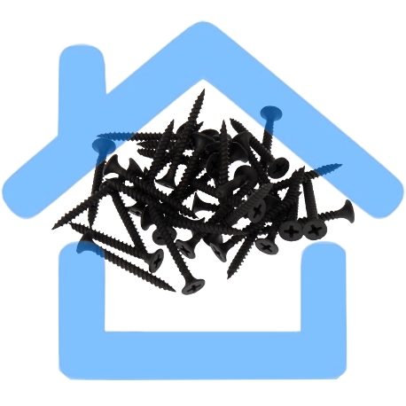 Саморез гипсокартон-металл KRANZ 3.5х35, пакет (25шт.)-3