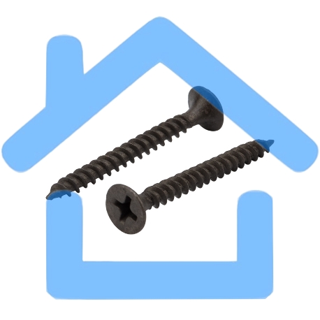 Саморез гипсокартон-металл KRANZ 3.5х35, пакет (25шт.)-4