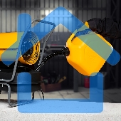 Дизельная тепловая пушка Denzel DHG-50, 50 кВт, 1100 м3/ч, прямой нагрев