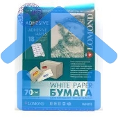 Самоклеящаяся бумага LOMOND универсальная для этикеток, A4, 18 делен. (66.7 x 46 мм), 70 г/м2, 50 листов