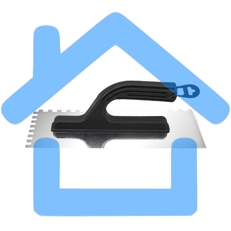 Гладилка нержавеющая 130х270 мм, зуб 8х8 мм, пластиковая ручка Rexant-4