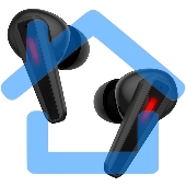 Наушники с микрофоном A4Tech Bloody M70 черный/красный вкладыши BT в ушной раковине (M70 BLACK+ RED)