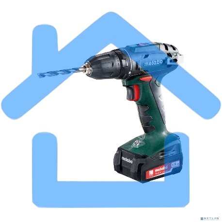 Дрель-шуруповерт Metabo BS 14.4 602206550, Аккумуляторный, 14.4В, 2 АКБ, Кейс-9