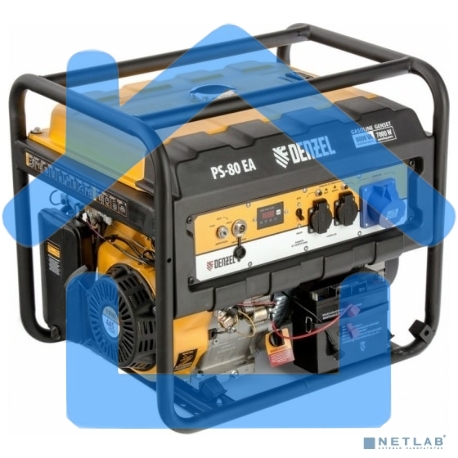 Электрогенератор бензиновый Denzel PS 80 EA, 8 кВт, 85 дБ, 90 кг-5