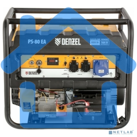 Электрогенератор бензиновый Denzel PS 80 EA, 8 кВт, 85 дБ, 90 кг-4