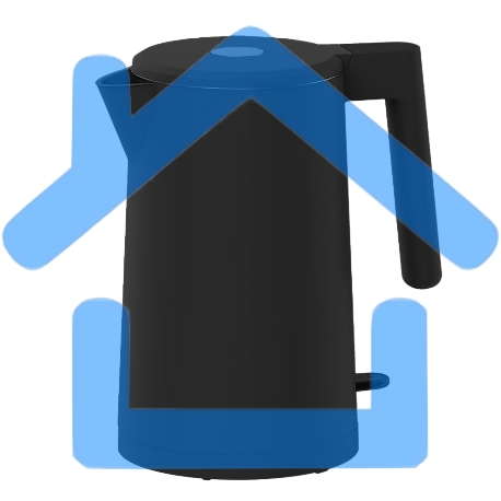 Чайник электрический Viomi Double-layer kettle черный V-MK171A-1