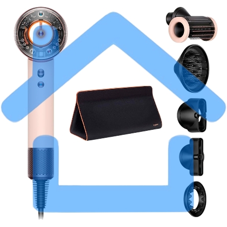 Фен HD16 Ceramic pink/Rose Gold 113407-01-1