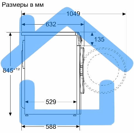 Стиральная машина Bosch WGA2540XME серый, загрузка фронтальная 10 кг, 1400 об/мин., класс: А+++-5
