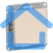 ВЫКЛЮЧАТЕЛЬ 1-клавишный, сх.1, 10АХ, механизм, БЕЖЕВЫЙ