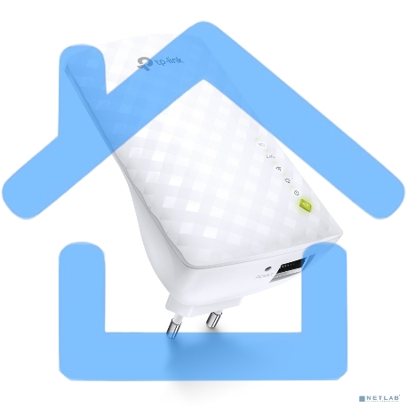 Повторитель беспроводного сигнала TP-Link SOHO RE200 10/100BASE-TX/Wi-Fi белый поставляется без кабеля RJ-45-20