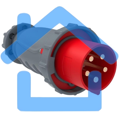 Вилка эл. каб. 125А 3P+PE+N 6ч/200/346-240/415В IP67 MAGNUM ССИ-045 ИЭК PSN02-125-5