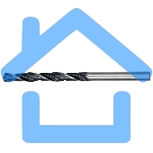 Сверло СИБРТЕХ по металлу,6,0 мм,быстрорежущая сталь,10 шт. цилиндрический хвостовик 72260