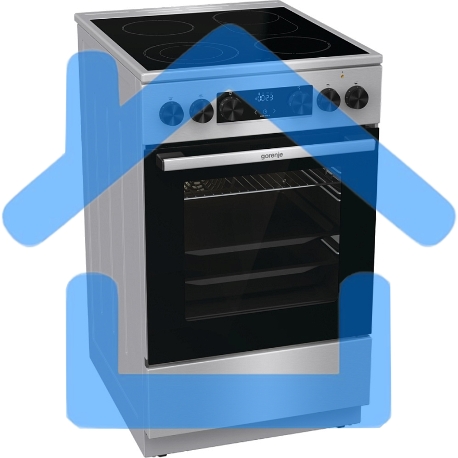 Плита электрическая Gorenje GECS5C70XA серебристый, конфорок 4 электрических, духовка 70 л, 50 см x 85 см x 59.4 см-10