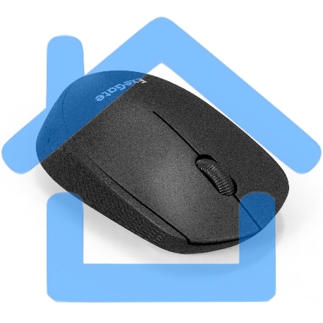 Мышь беспроводная ExeGate Professional Standard SR-9038 черный, 1200 dpi, радиоканал, USB, кнопки - 3-3