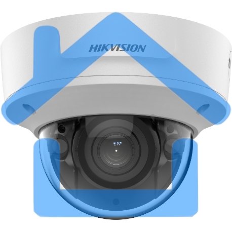 Уличная купольная IP-камера Hikvision 8Мп с EXIR-подсветкой до 40м и технологией AcuSense1/2,8
