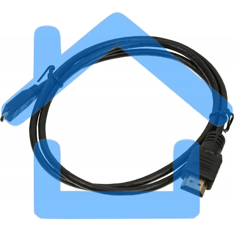 Кабель HDMI Ver.1.4 черный jack HDMI19 (m)/HDMImicro (m) 1м позолоченные контакты