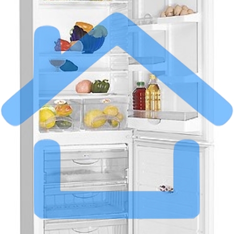 Холодильник Atlant ХМ-4012-022 белый двухкамерный 201/101л морозилка снизу