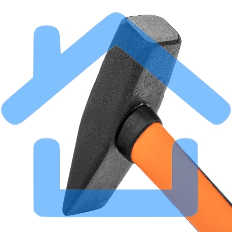 Молоток слесарный, 300 г, фибергласовая обрезиненная рукоятка Sparta-4