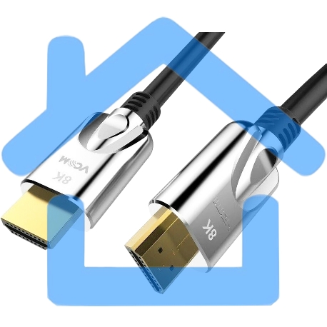 Кабель HDMI 19M/M,ver. 2.1, 8K@60 Hz 1.5m VCOM <CG862-1.5M> VCOM/TELECOM-12