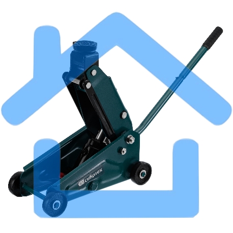Домкрат гидравлический подкатной Сибртех 2,5 т, 148-387 мм, в пласт. кейсе-1