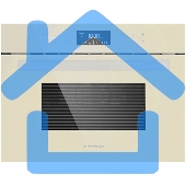 Шкаф духовой электрический с функцией СВЧ Maunfeld MCMO.44.9GBG, встраиваемый