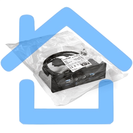 Планка USB на переднюю панель ExeGate EX289291RUS U5H-627, 5,25