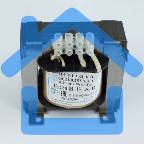 Трансформатор ОСО-0.25-09 220/36В УХЛ3 Кострома ОС0000002365-5