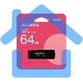 Флешка USB ADATA R/W USB3 64Gb UC310-64G-RBK