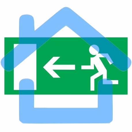 Наклейка эвакуационный знак Rexant 56-0026 