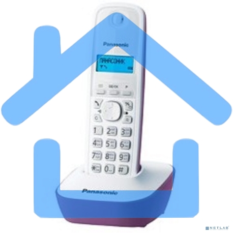 Телефон беспроводной (DECT) Panasonic KX-TG1611RUF (сиреневый) АОН, Caller ID,12 мелодий звонка,подсветка дисплея,поиск трубки-4