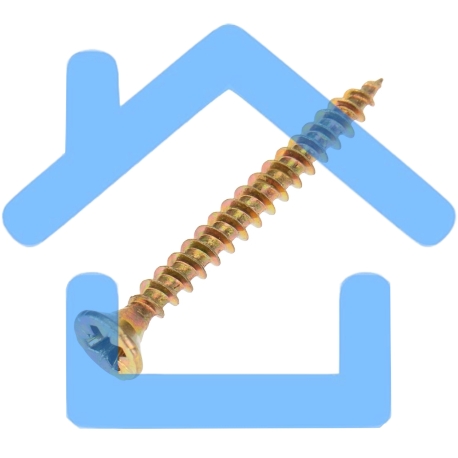 Саморез универсальный KRANZ 3.5х35, желтый цинк, пакет (25шт.)-6