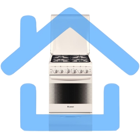 Плита газовая Gefest ПГ 5100-02 0167 бежевый, конфорок 4 шт, духовка 52 л, 50 см x 85 см x 58.5 см