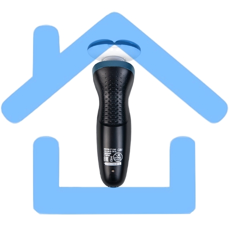 Электробритва Centek CT-2163 (серебристый) ротор, влажное бритье, 3 плав.головки, 2-йные лезвия, до 40 мин. раб-4