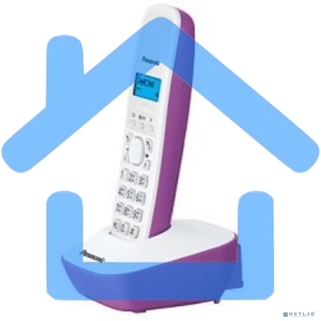 Телефон беспроводной (DECT) Panasonic KX-TG1611RUF (сиреневый) АОН, Caller ID,12 мелодий звонка,подсветка дисплея,поиск трубки-6