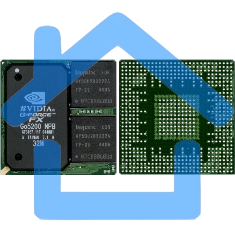 Чип nVidia Go5200 32M