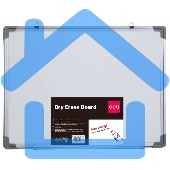 Демонстрационная доска Deli E39032A магнитно-маркерная лак 60x45см белый