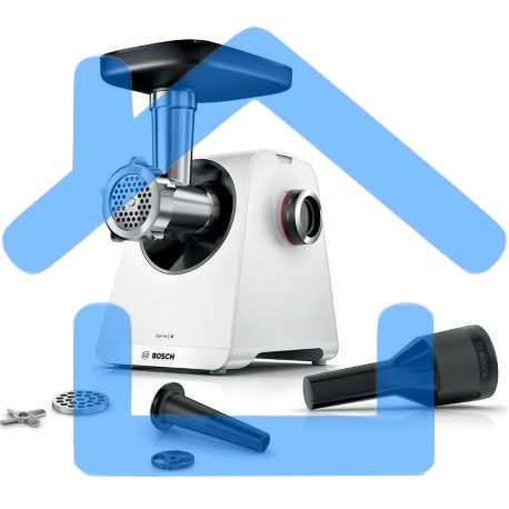 Мясорубка Bosch MFWS420W, 1900W, белый-4