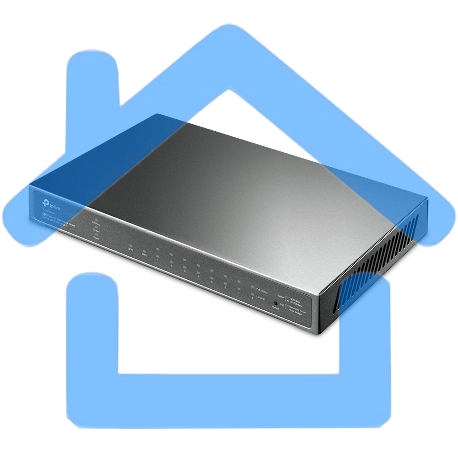 Коммутатор TP-Link SMB TL-SG2210P настольный-6