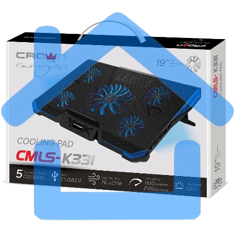 Подставка для ноутбука CROWN CMLS-k331 BLUE-28
